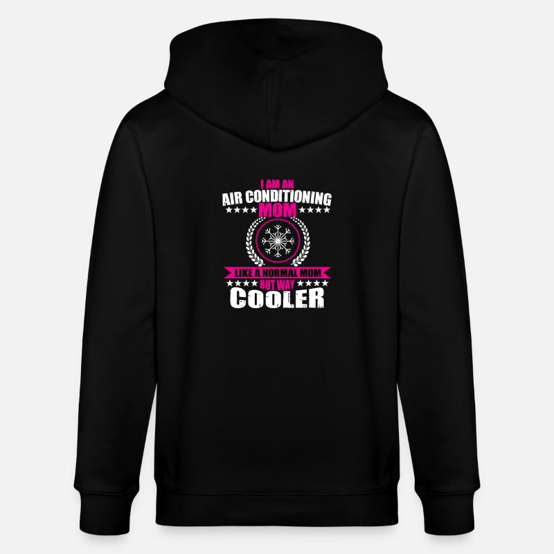 Climatiseurs Mama - Veste à capuche bio CULTIVATOR Stanley/Stella Unisexe - noir