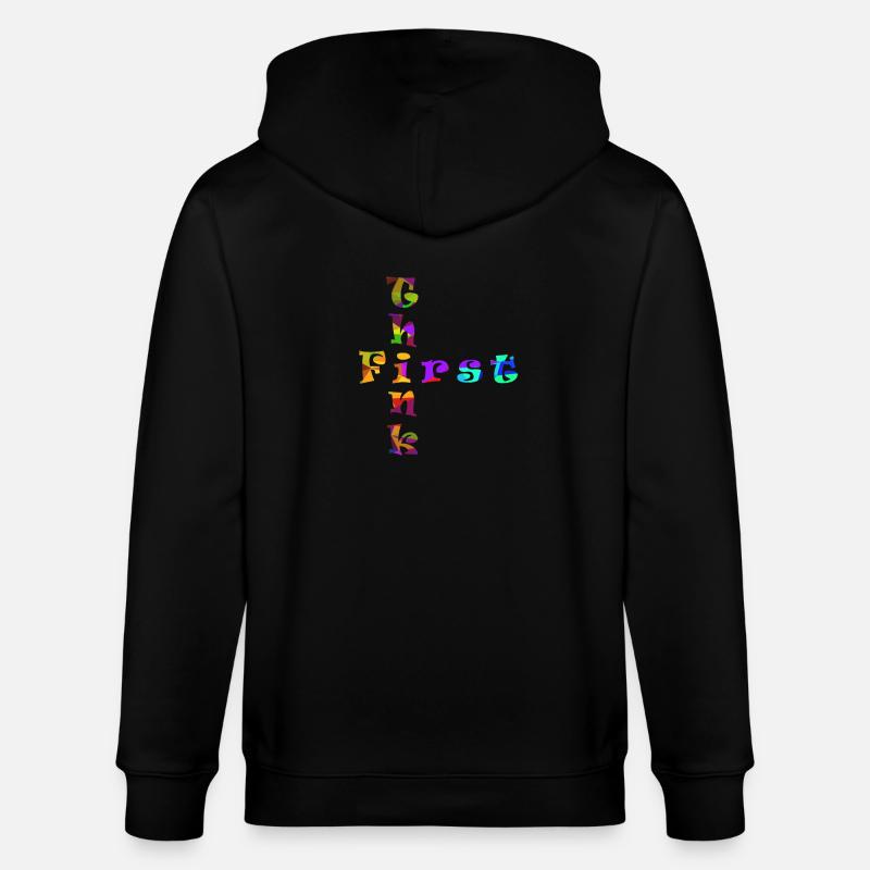 Pensez d’abord - Veste à capuche bio CULTIVATOR Stanley/Stella Unisexe - noir