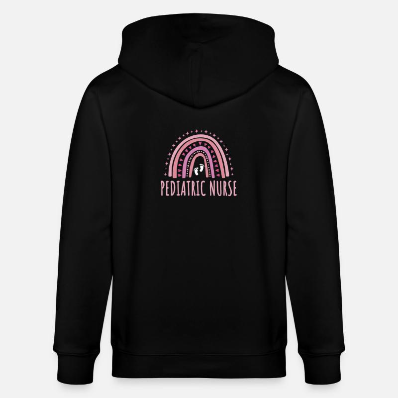 Infirmière pédiatrique Regenbogen - Veste à capuche bio CULTIVATOR Stanley/Stella Unisexe - noir