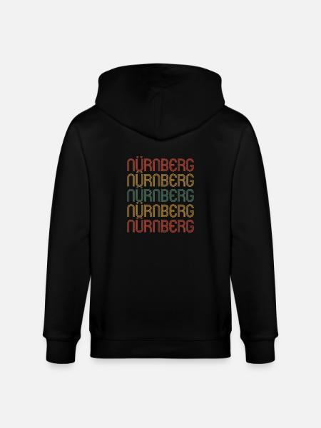 Nuremberg, Nuremberg, Nuremberg - Stanley/Stella CULTIVATOR Unisex Organic Hooded Jacket - black