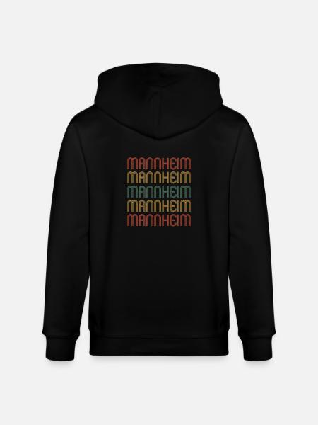 Mannheimerin Mannheimer Mannheim - Stanley/Stella CULTIVATOR  Unisex Organic Hooded Jacket - black
