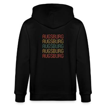 Augsburgerin Augsburger Augsbourg - Veste à capuche bio CULTIVATOR Stanley/Stella Unisexe - noir - Dos - Anna (173cm)