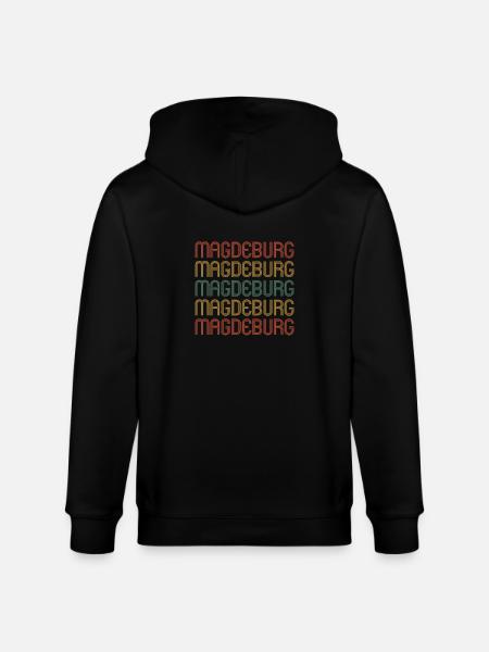 Magdeburgerin Magdeburger Magdeburg - Stanley/Stella CULTIVATOR  Unisex Organic Hooded Jacket - black