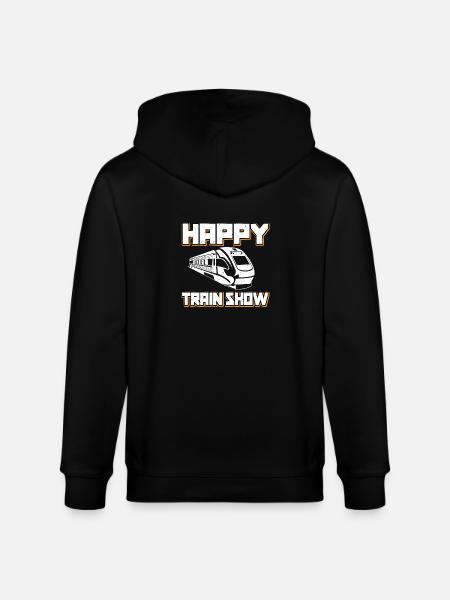 Happy Train Show - Stanley/Stella CULTIVATOR  Unisex Organic Hooded Jacket - black