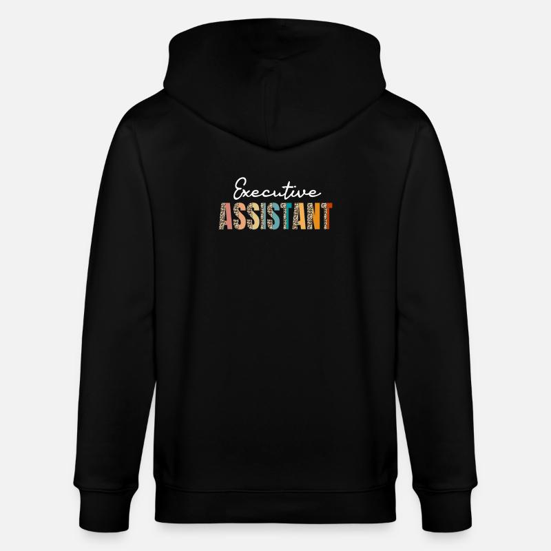 Assistent Der Geschäftsleitung - Stanley/Stella Unisex Bio-Kapuzenjacke CULTIVATOR  - Schwarz