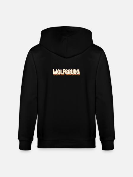 Wolfsburgerin Wolfsburger Wolfsburg - Stanley/Stella Unisex Bio-Kapuzenjacke CULTIVATOR - Schwarz