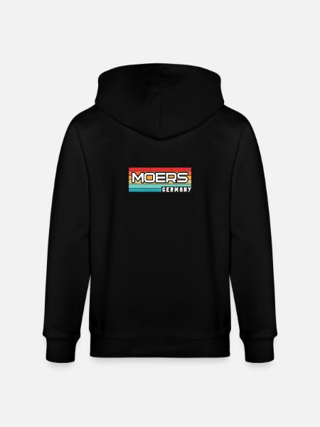Moerserin Moerser Moers - Stanley/Stella CULTIVATOR Unisex Organic Hooded Jacket - black