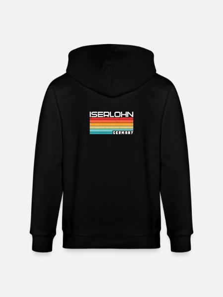 Iserlohn Iserlohnerin Iserlohner Stadt Iserlohn - Stanley/Stella CULTIVATOR  Unisex Organic Hooded Jacket - black