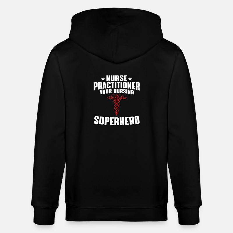 Lustiges Krankenschwester Advanced Practice Nurse - Stanley/Stella Unisex Bio-Kapuzenjacke CULTIVATOR  - Schwarz