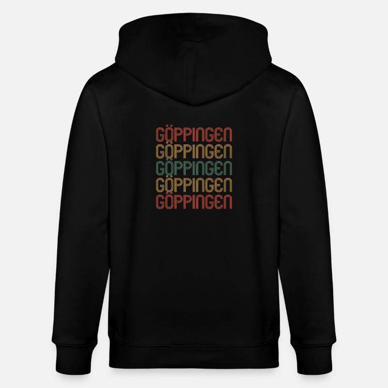 Göppingenerin Göppingener Göppingen - Stanley/Stella Unisex Bio-Kapuzenjacke CULTIVATOR  - Schwarz