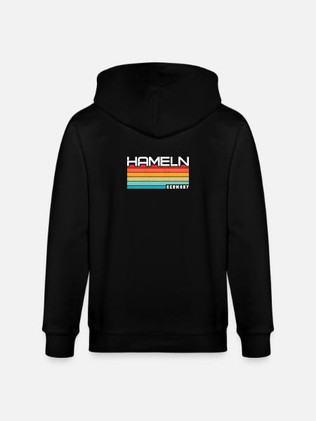 Hamelnerin Hamelner Hameln - Stanley/Stella Unisex Bio-Kapuzenjacke CULTIVATOR - Schwarz