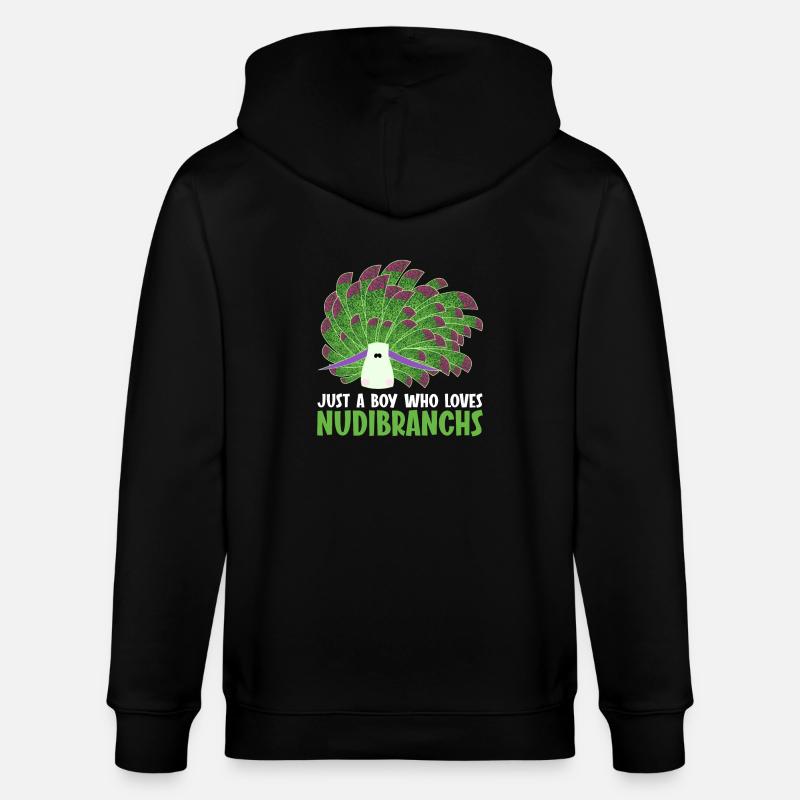 Nudibranches nudibranches - Veste à capuche bio CULTIVATOR Stanley/Stella Unisexe - noir