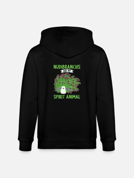 Nudibranches nudibranches - Veste à capuche bio CULTIVATOR Stanley/Stella Unisexe - noir