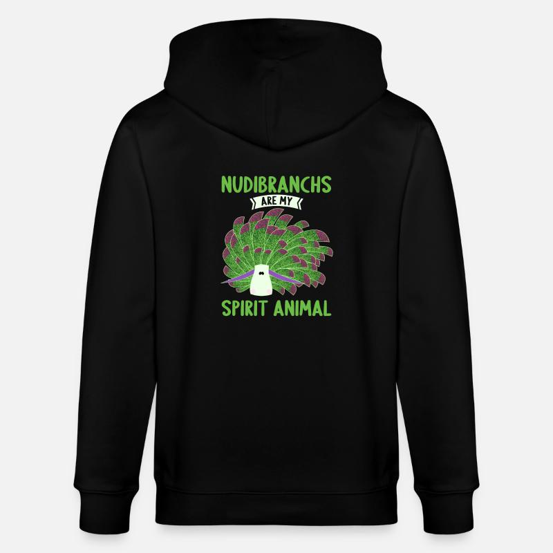 Nudibranches nudibranches - Veste à capuche bio CULTIVATOR Stanley/Stella Unisexe - noir