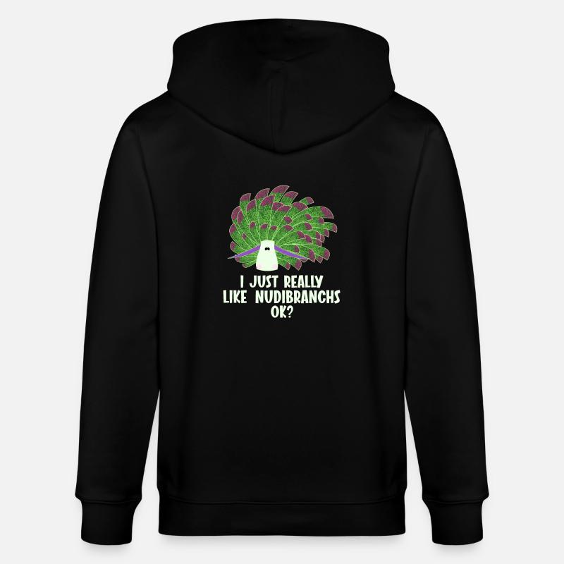 Nudibranches nudibranches - Veste à capuche bio CULTIVATOR Stanley/Stella Unisexe - noir