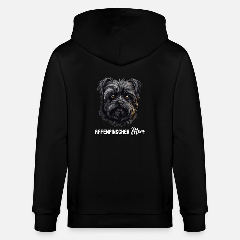 Chien Affenpinscher - Veste à capuche bio CULTIVATOR Stanley/Stella Unisexe - noir