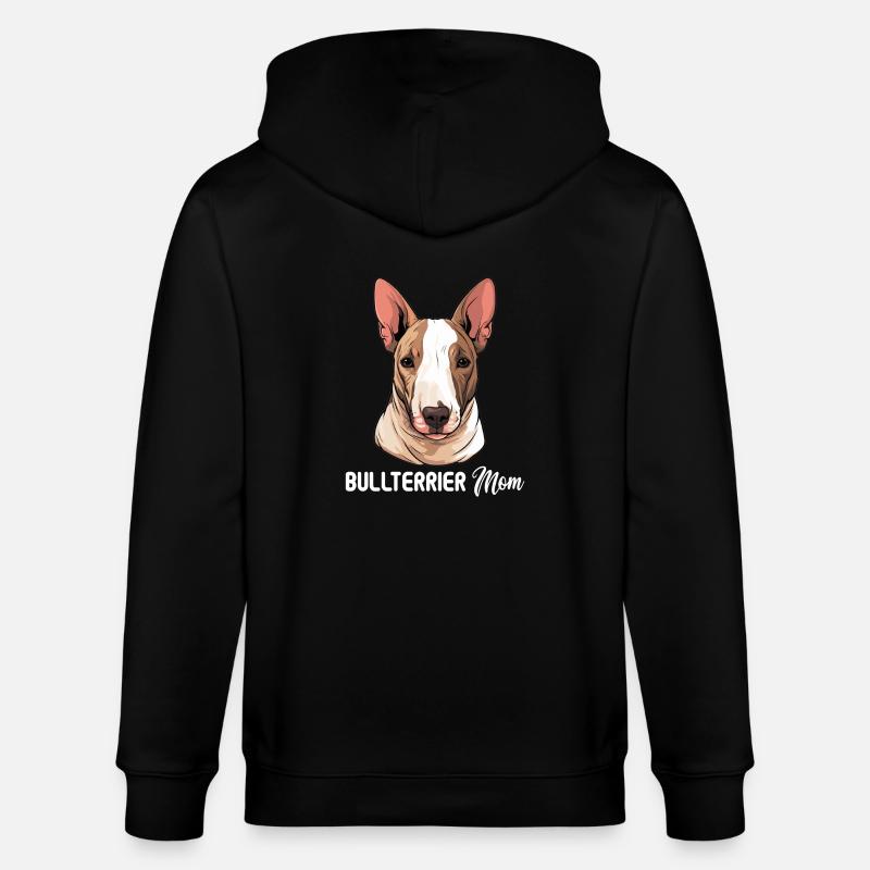 Chien Bull Terrier - Veste à capuche bio CULTIVATOR Stanley/Stella Unisexe - noir
