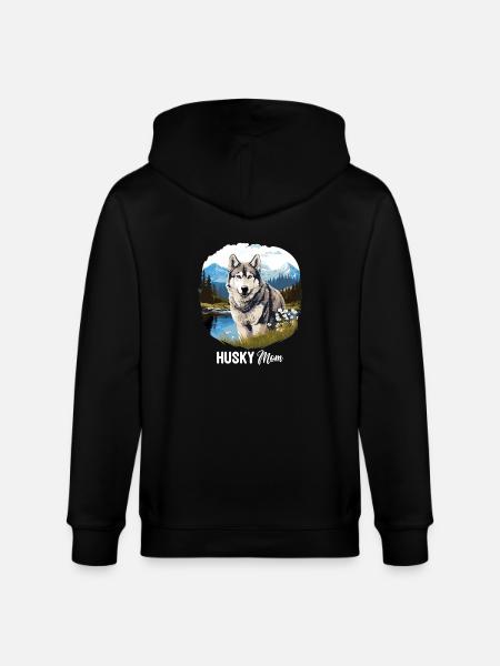 Husky - Stanley/Stella Unisex Bio-Kapuzenjacke CULTIVATOR - Schwarz