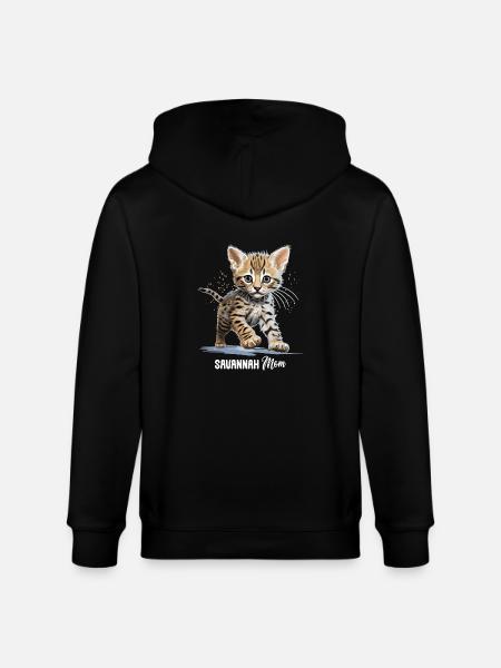 Savannah - Stanley/Stella Unisex Bio-Kapuzenjacke CULTIVATOR  - Schwarz