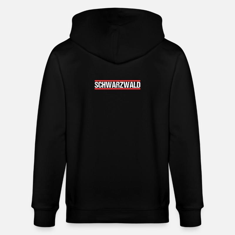 Schwarzwald - Stanley/Stella Unisex Bio-Kapuzenjacke CULTIVATOR  - Schwarz