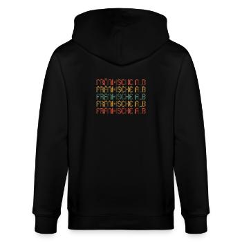 Fränkische Alb - Stanley/Stella Unisex Bio-Kapuzenjacke CULTIVATOR  - Schwarz - Hinten - Anna (173cm)