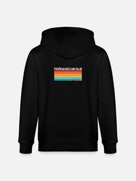 Franconian Alb - Stanley/Stella CULTIVATOR Unisex Organic Hooded Jacket - black