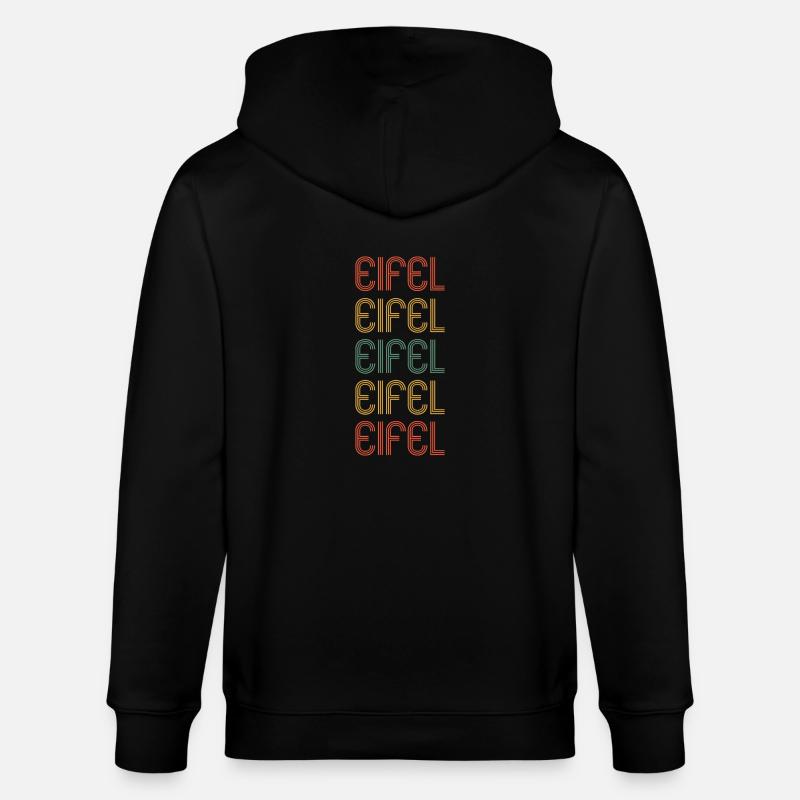 Eifel - Stanley/Stella CULTIVATOR  Unisex Organic Hooded Jacket - black