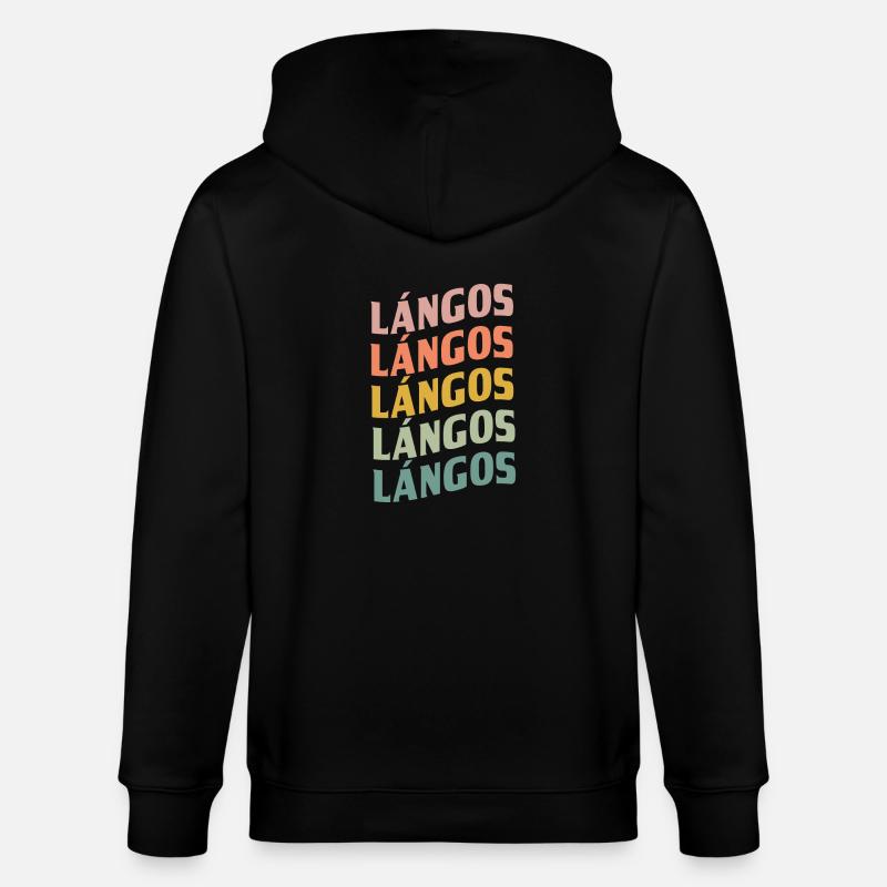 Langos - Stanley/Stella Unisex Bio-Kapuzenjacke CULTIVATOR  - Schwarz