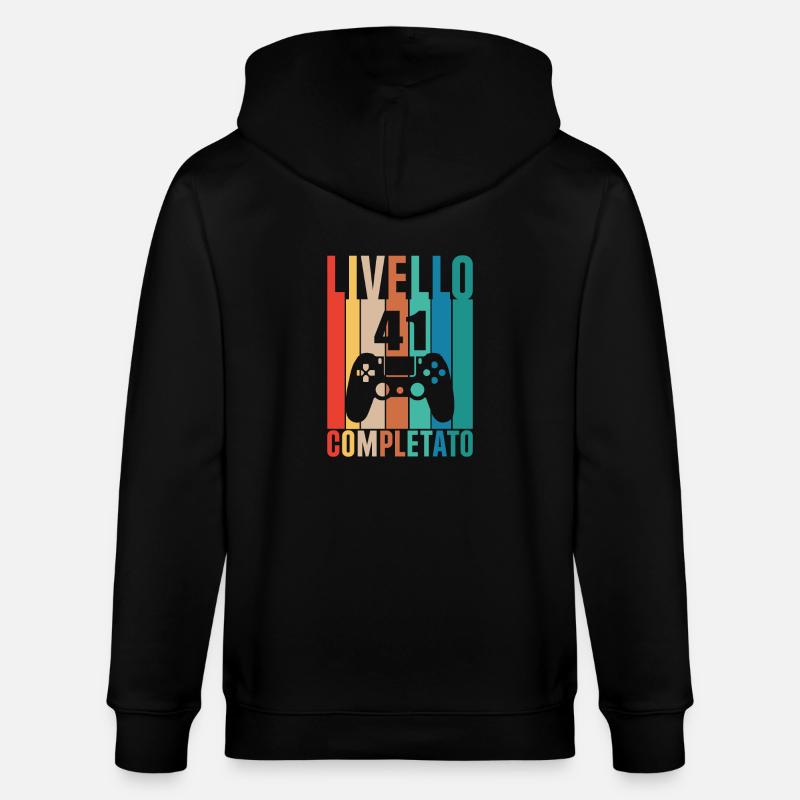 Niveau 41 - Veste à capuche bio CULTIVATOR Stanley/Stella Unisexe - noir