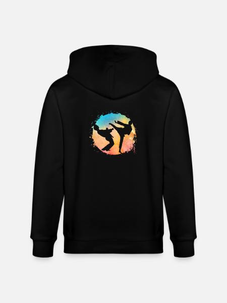 Taekwondo - Stanley/Stella CULTIVATOR Unisex Organic Hooded Jacket - black