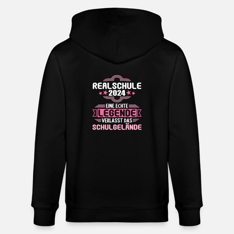 Lycée Jeunes Filles Lycée 2024 - Veste à capuche bio CULTIVATOR Stanley/Stella Unisexe - noir