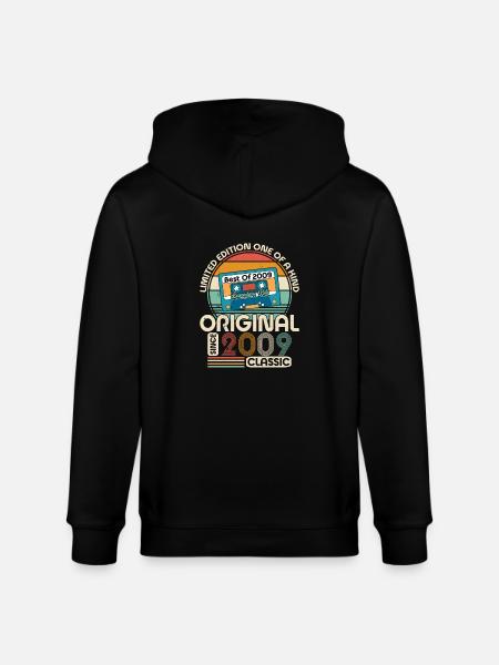 MANUFACTURED IN 2009 - Stanley/Stella CULTIVATOR Unisex Organic Hooded Jacket - black