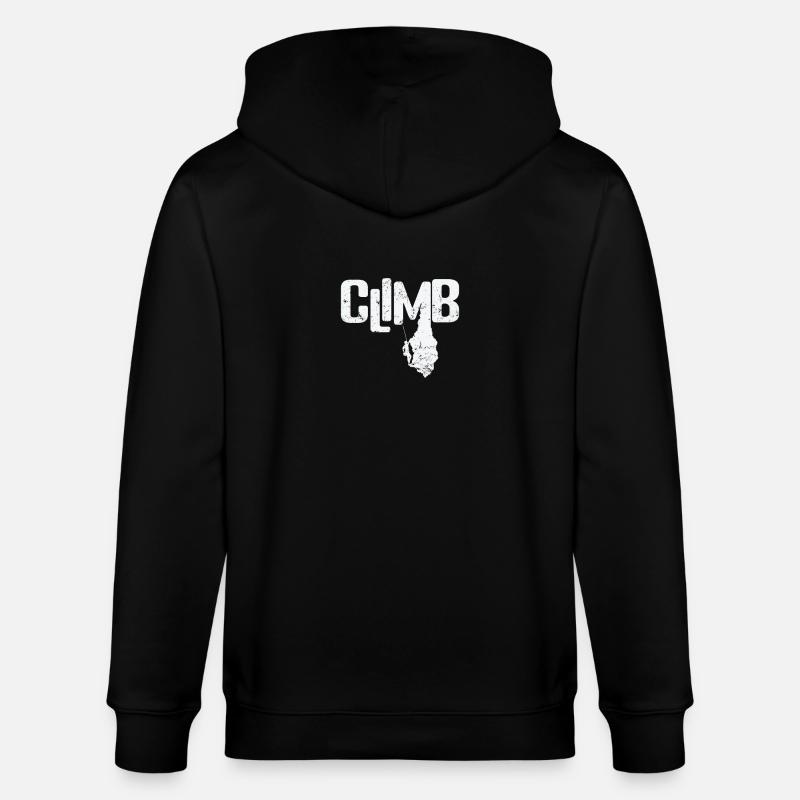 Escalade de bloc - Veste à capuche bio CULTIVATOR Stanley/Stella Unisexe - noir