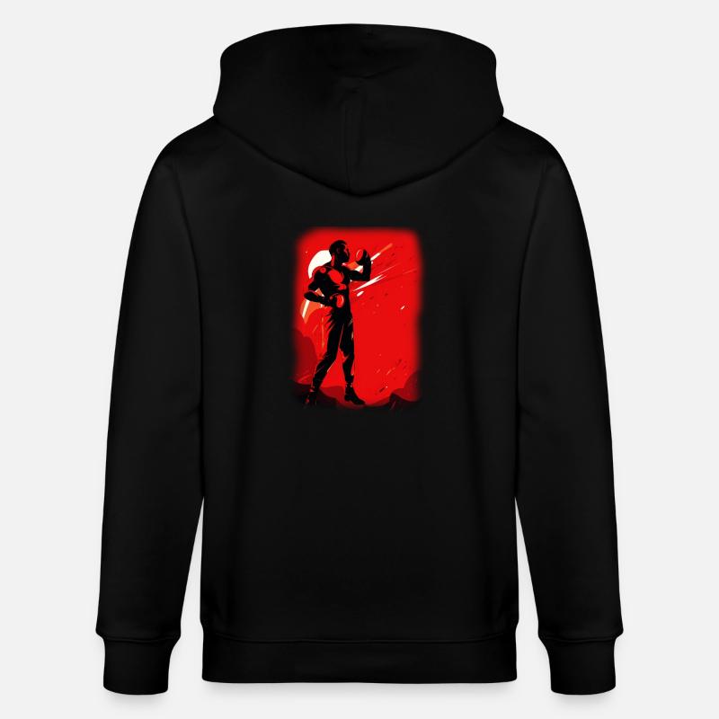 Boxe - Veste à capuche bio CULTIVATOR Stanley/Stella Unisexe - noir