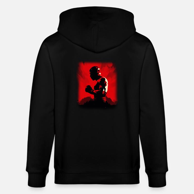 Boxe - Veste à capuche bio CULTIVATOR Stanley/Stella Unisexe - noir