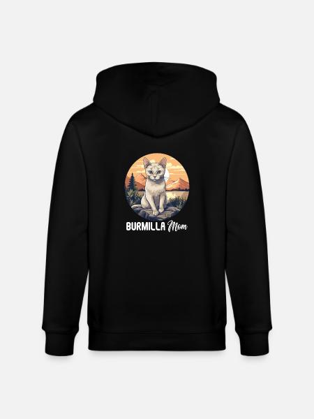 Burmilla Kitten Burmilla Cat - Stanley/Stella CULTIVATOR Unisex Organic Hooded Jacket - black