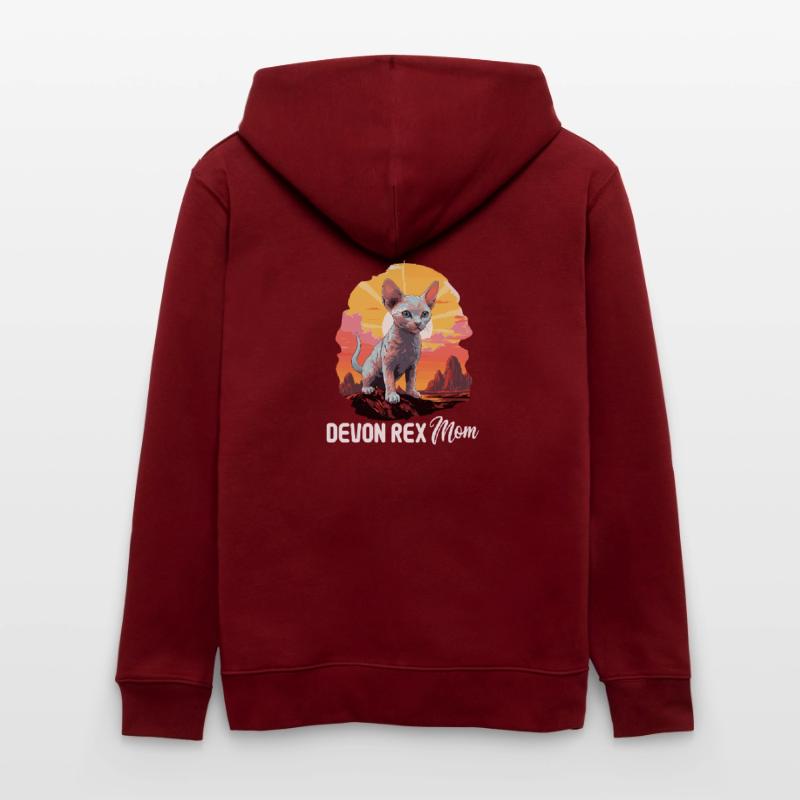 Chaton Devon Rex Chat Devon Rex Veste à capuche bio CULTIVATOR Stanley/Stella Unisexe