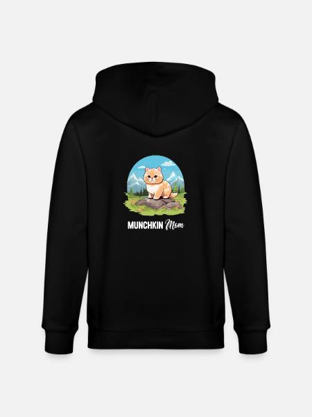 Munchkin Chaton Munchkin Chat - Veste à capuche bio CULTIVATOR Stanley/Stella Unisexe - noir