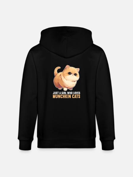 Munchkin Chaton Munchkin Chat - Veste à capuche bio CULTIVATOR Stanley/Stella Unisexe - noir