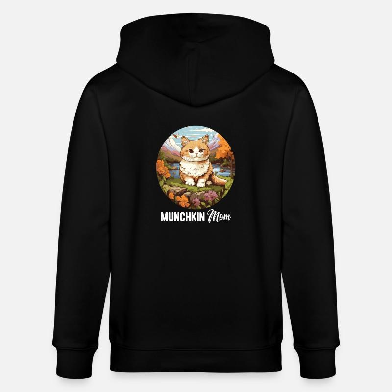 Munchkin Chaton Munchkin Chat - Veste à capuche bio CULTIVATOR Stanley/Stella Unisexe - noir