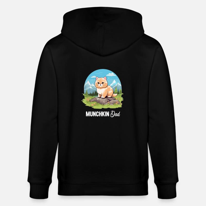 Munchkin Chaton Munchkin Chat - Veste à capuche bio CULTIVATOR Stanley/Stella Unisexe - noir