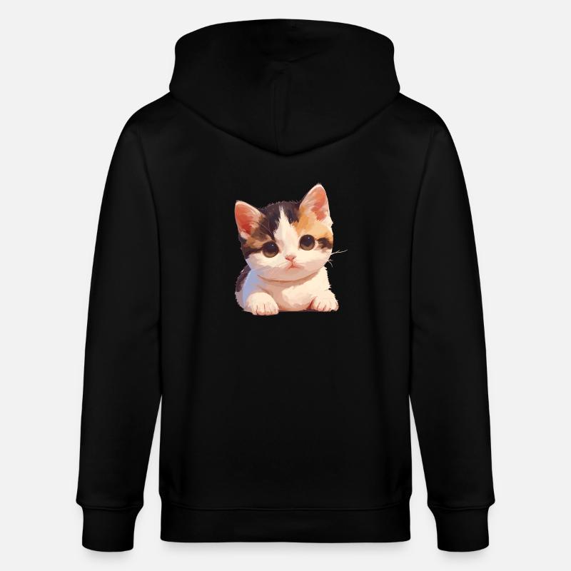 Munchkin Chaton Munchkin Chat - Veste à capuche bio CULTIVATOR Stanley/Stella Unisexe - noir