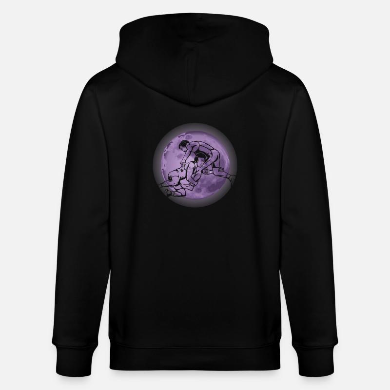 Lutte - Veste à capuche bio CULTIVATOR Stanley/Stella Unisexe - noir