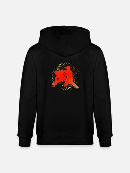 Wrestling - Stanley/Stella CULTIVATOR  Unisex Organic Hooded Jacket - black