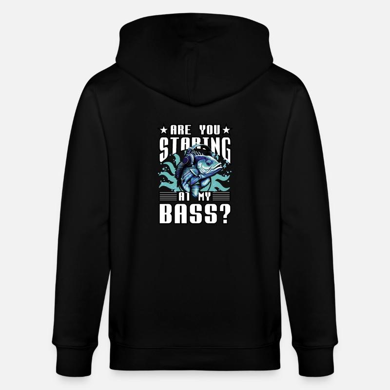 Regardez-vous ma basse ? - Veste à capuche bio CULTIVATOR Stanley/Stella Unisexe - noir