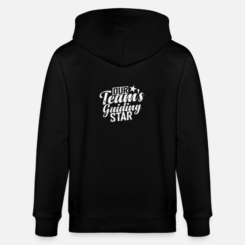 L’étoile directrice de notre équipe - Veste à capuche bio CULTIVATOR Stanley/Stella Unisexe - noir
