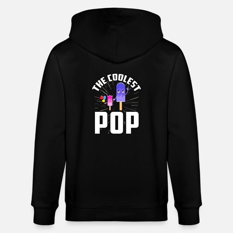 Der coolste Pop - Stanley/Stella Unisex Bio-Kapuzenjacke CULTIVATOR - Schwarz