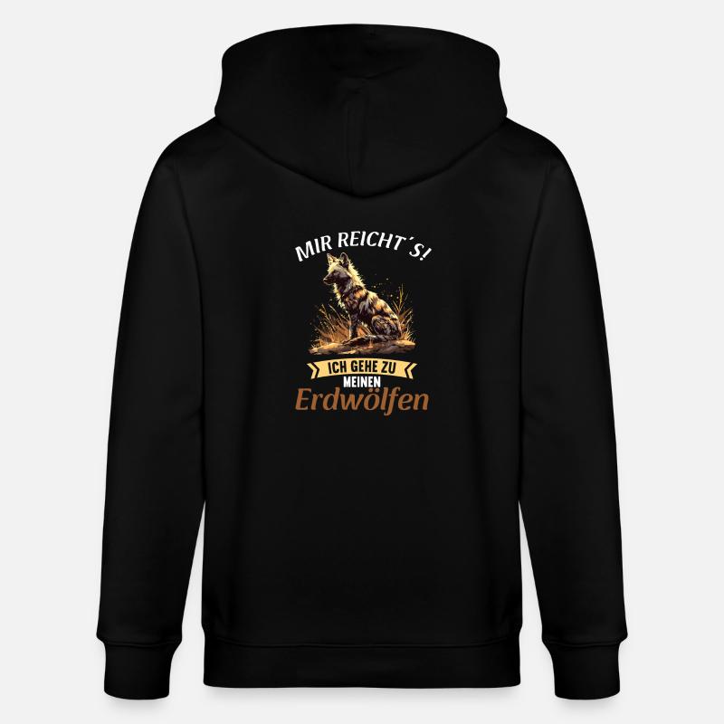 Aardwolves Aardwolf - Stanley/Stella CULTIVATOR  Unisex Organic Hooded Jacket - black
