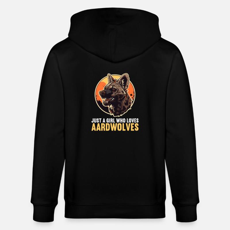 Erdwölfe Erdwolf - Stanley/Stella Unisex Bio-Kapuzenjacke CULTIVATOR  - Schwarz