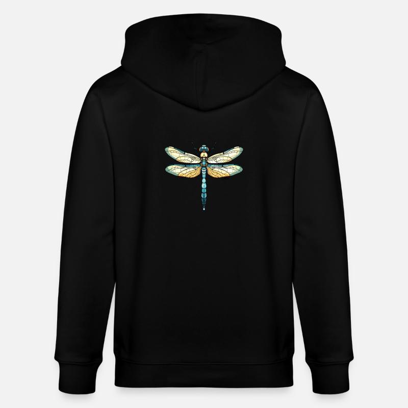 Libellule - Veste à capuche bio CULTIVATOR Stanley/Stella Unisexe - noir